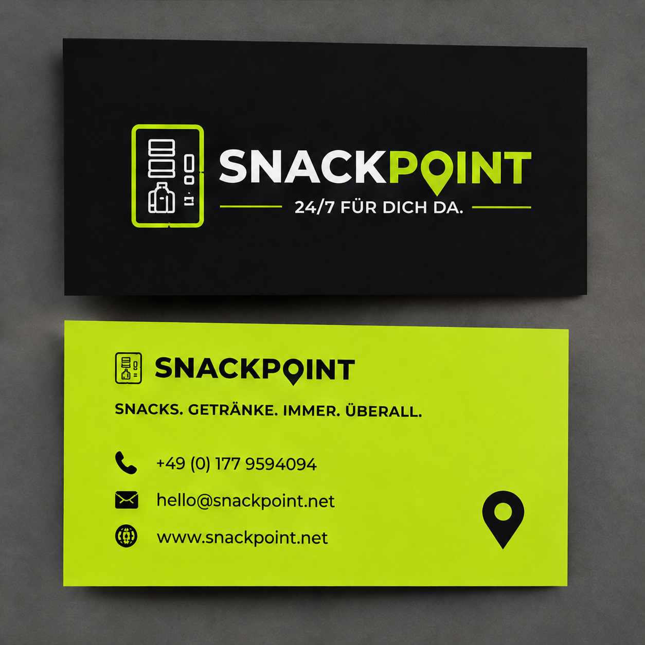 SnackPoint Corporate Design und Geschäftsausstattung